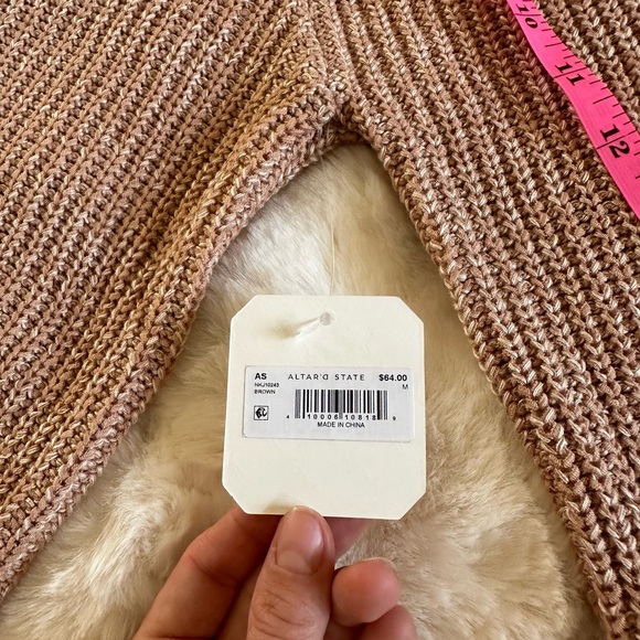 NWT ALTAR’D STATE Marla Bow Front Cardi - Picture 7 of 7